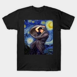 Boreas under the Starry Night T-Shirt